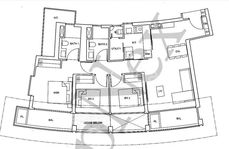 2 Bed Apartment (Condo) for Rent in  One Pearl Bank - Image 11